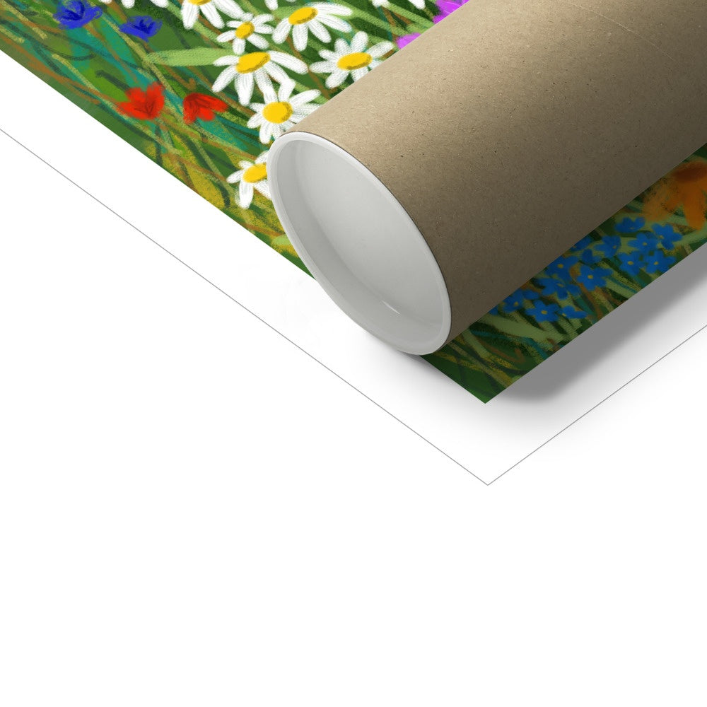 Wild flowers - Matthew 6:33 | Fine Art Print