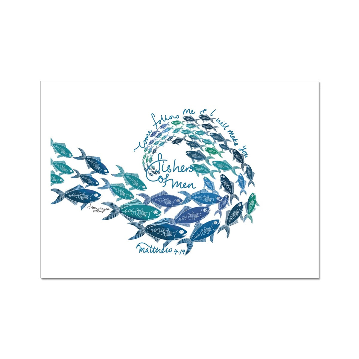 Fishers of Men - Matthew 4:19 | Fine Art Print