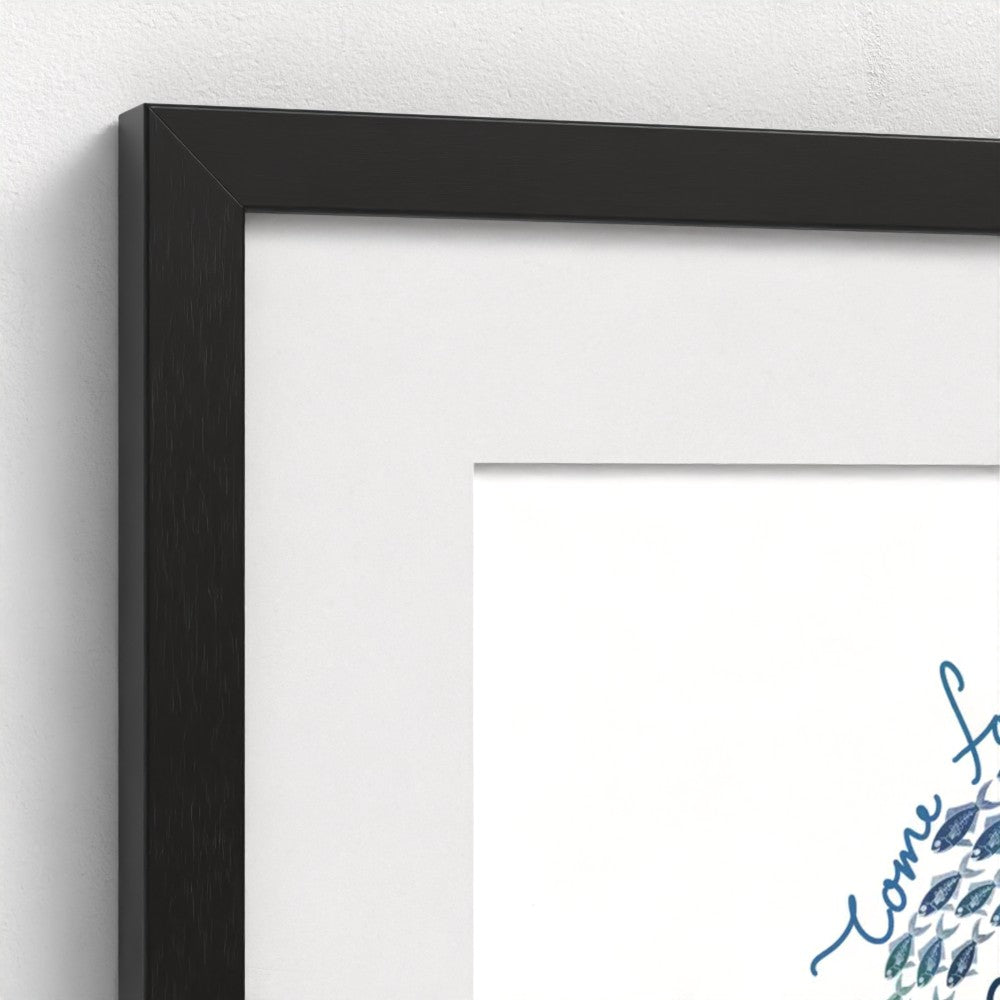 Fishers of Men - Matthew 4:19 | Framed Art Print