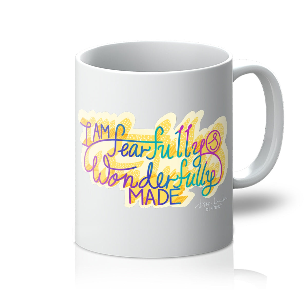 "I am Fearfully and Wonderfully Made" Ceramic Mug | Psalms 139:14