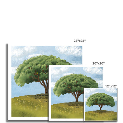 Mustard Seed Faith - Luke 17:16 | Premium Fine Art Print