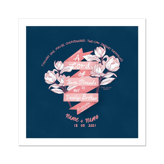 A Cord of Three - Ecclesiastes 4:13 | Fine Art Print