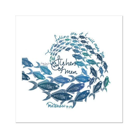 Fishers of Men - Matthew 4:19 | Fine Art Print