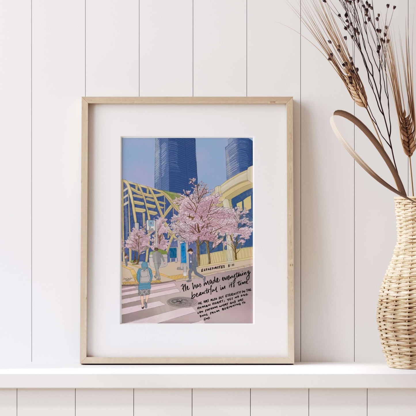 Cherry Blossoms- Ecclesiastes 3:11 | Fine Art Print