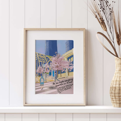 Cherry Blossoms- Ecclesiastes 3:11 | Fine Art Print