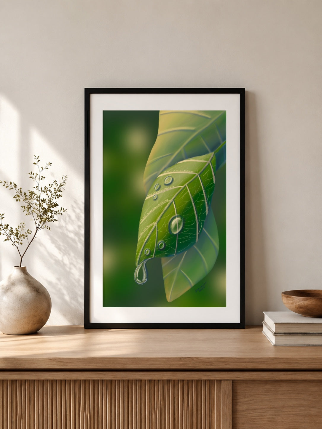 Dew Drops Fine Art Print