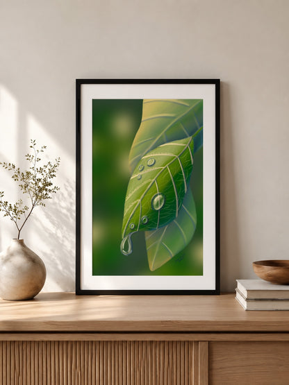 Dew Drops Fine Art Print