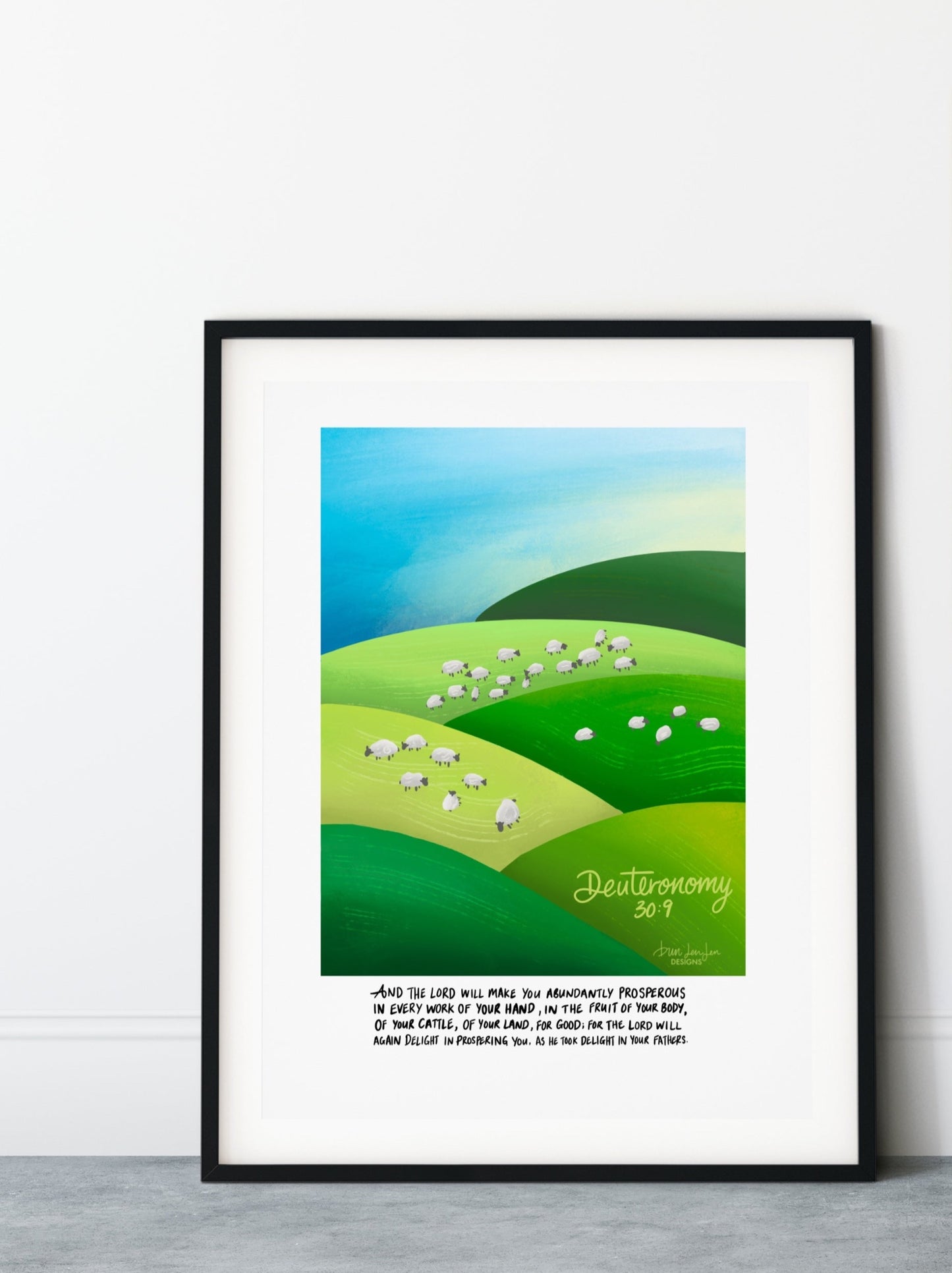 Green Pastures - Deuteronomy 30 | Fine Art Print