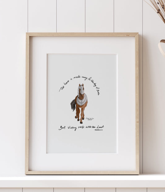 Horse - Proverbs 21 | Fine Art Print
