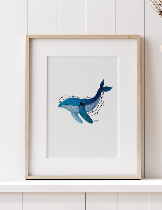 Jonah and the Whale - Jonah 1:17 | Fine Art Print