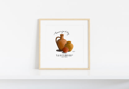 Treasure in Jars of Clay - 2 Corinthians 4:7 | Fine Art Print