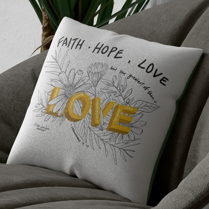 Faith love hope Cushion