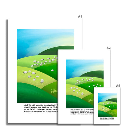 Green Pastures - Deuteronomy 30 | Fine Art Print