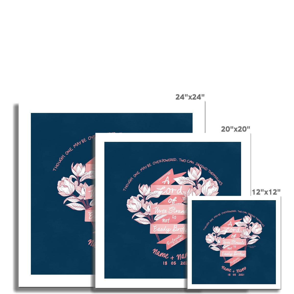 A Cord of Three - Ecclesiastes 4:13 | Fine Art Print