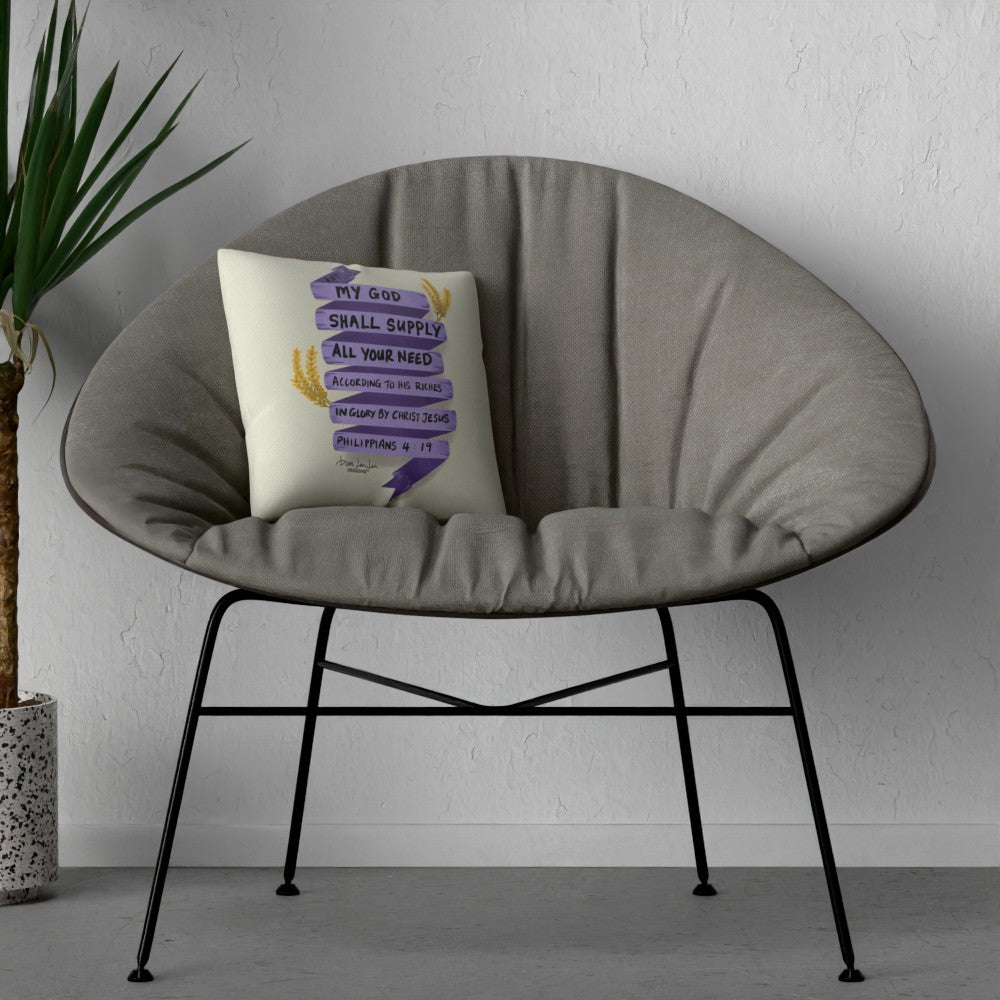 Philippians 4:19 Cushion