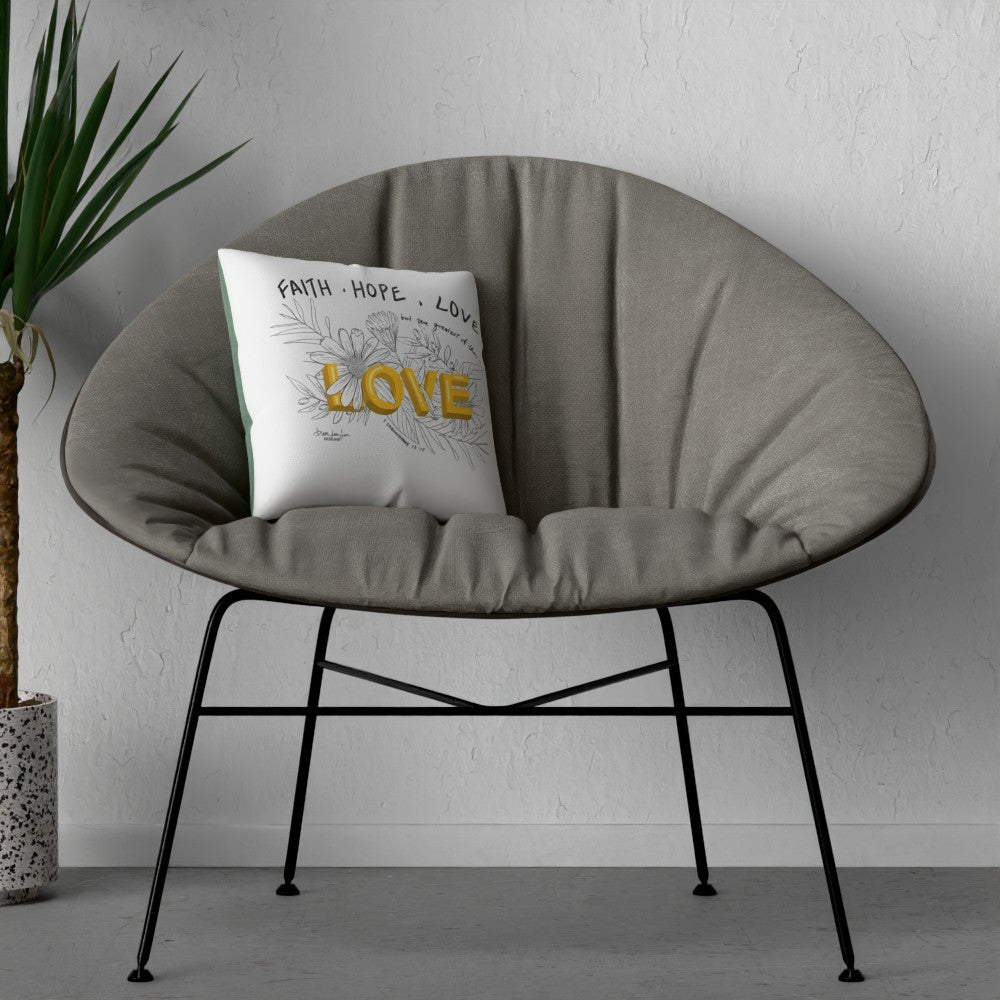 Faith love hope Cushion