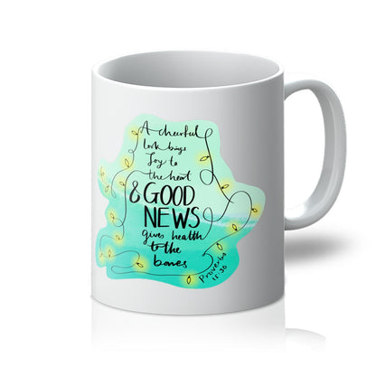"Good News" Ceramic Mug | Proverbs 15:30