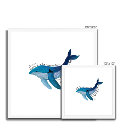 Jonah and the whale - Jonah 1:17 | Framed Art Print