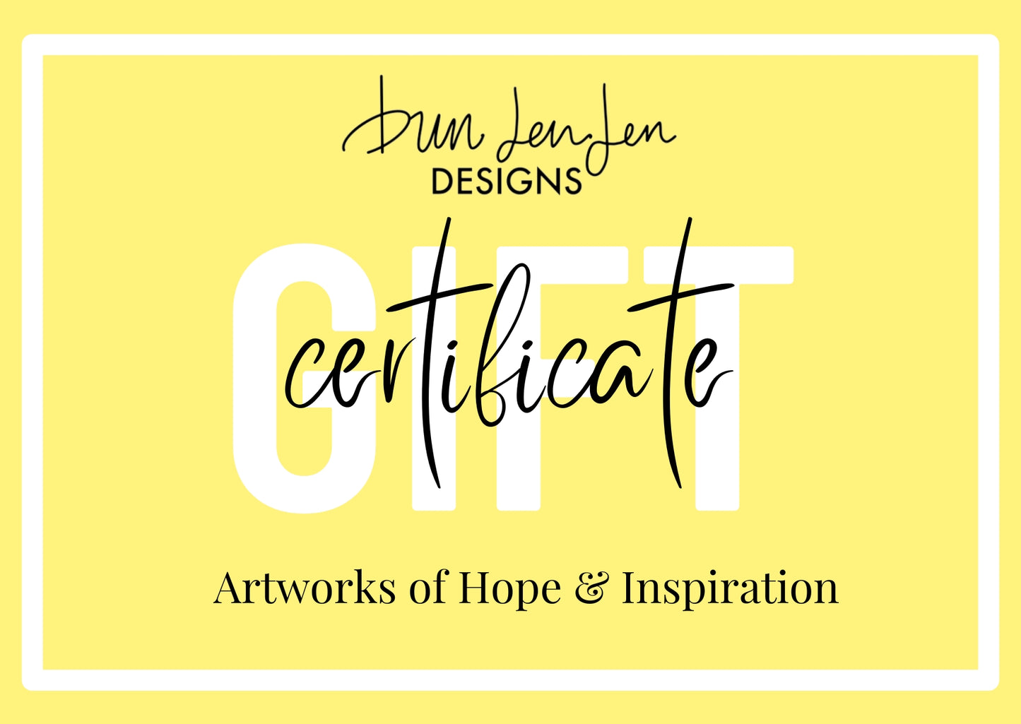 BunJenJenDesigns Gift Card
