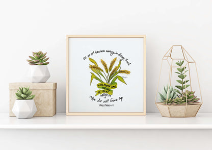 Harvest in Due Season - Galatians  6:9 | Fine Art Print