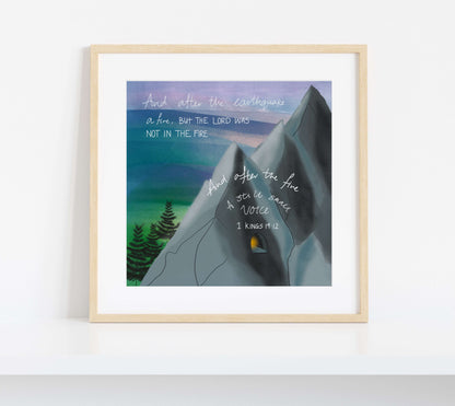 Still Small Voice - 1 Kings 19:12 | Fine Art Print