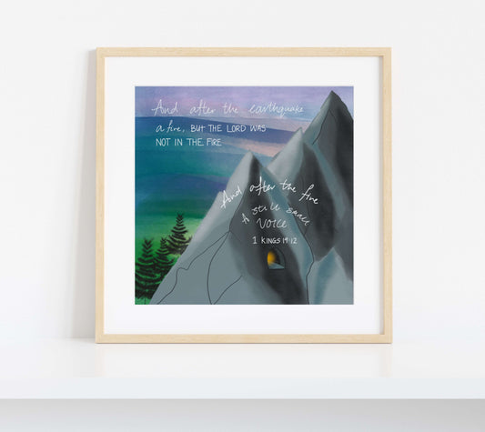 Still Small Voice - 1 Kings 19:12 | Fine Art Print