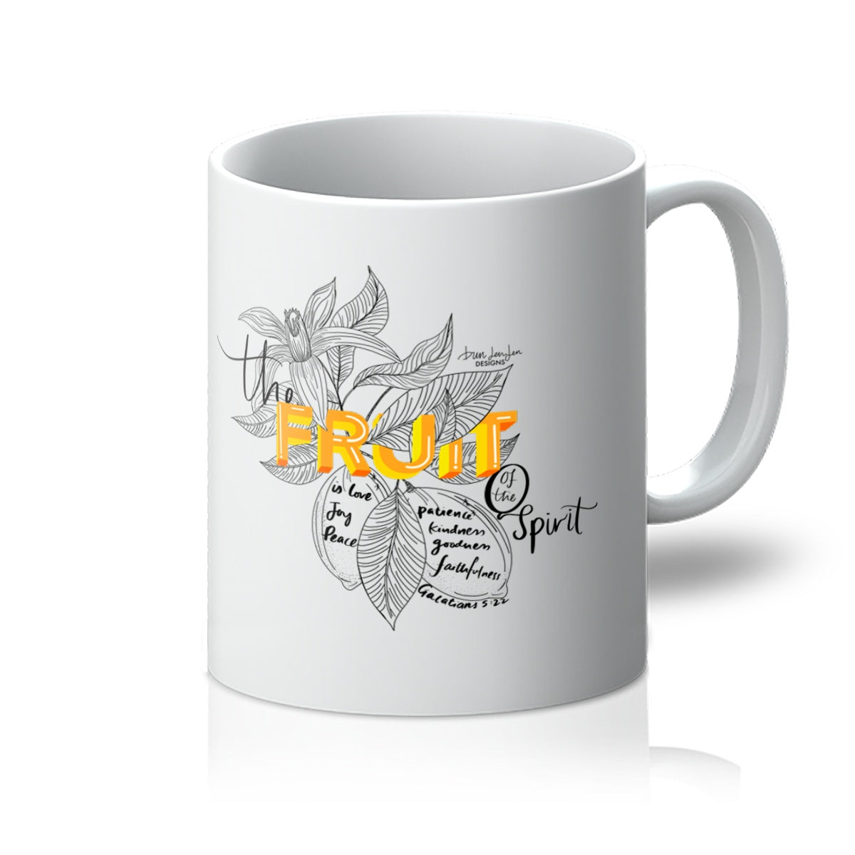 "Fruit Of the Spirit" Ceramic Mug | Galatians 5:22